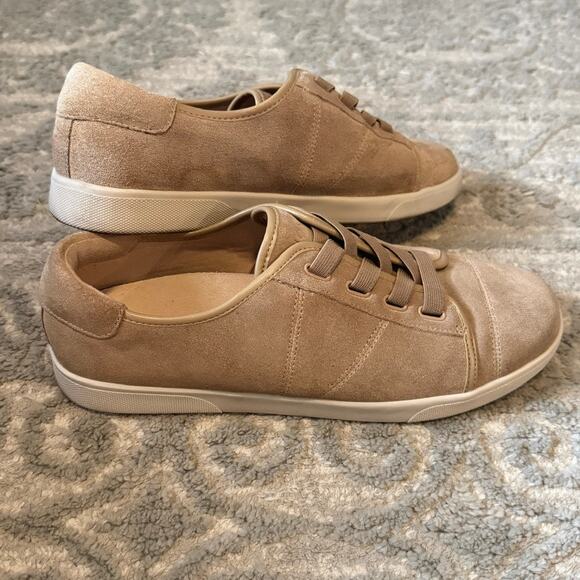 Vionic Jean 9 orthaheel suede slip on comfort cupsole sneaker 2899 - Picture 7 of 8